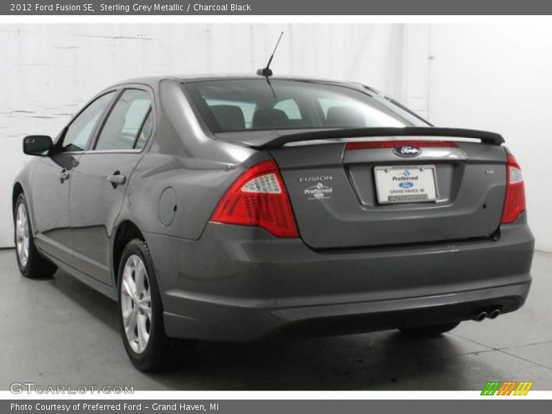 Sterling Grey Metallic / Charcoal Black 2012 Ford Fusion SE