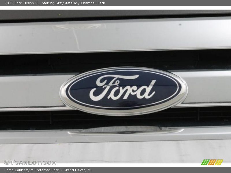 Sterling Grey Metallic / Charcoal Black 2012 Ford Fusion SE