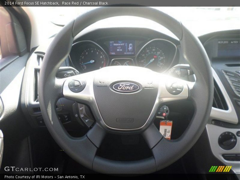 Race Red / Charcoal Black 2014 Ford Focus SE Hatchback