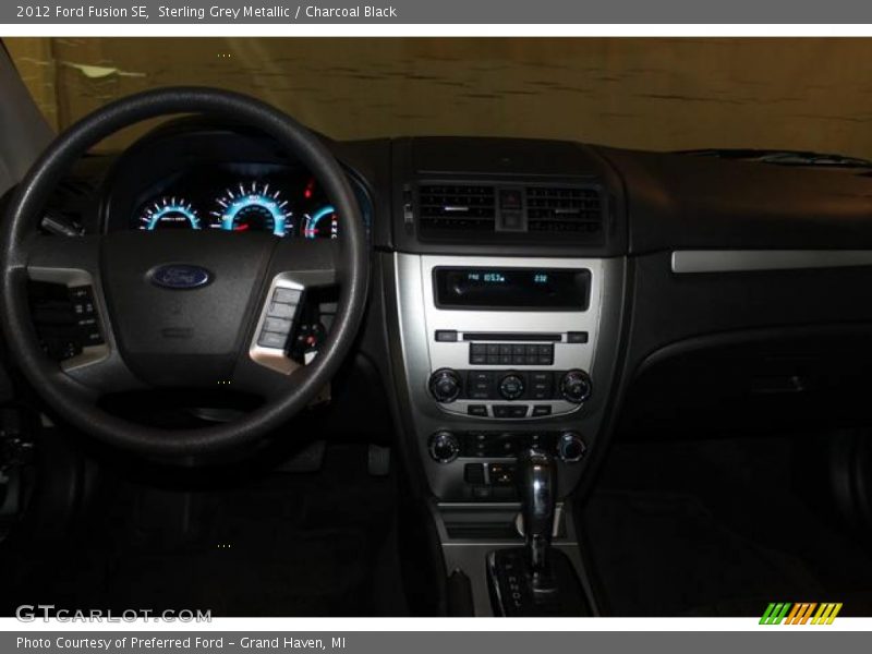 Sterling Grey Metallic / Charcoal Black 2012 Ford Fusion SE