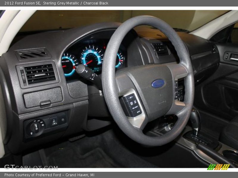 Sterling Grey Metallic / Charcoal Black 2012 Ford Fusion SE