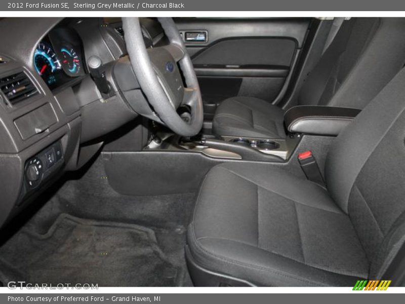 Sterling Grey Metallic / Charcoal Black 2012 Ford Fusion SE