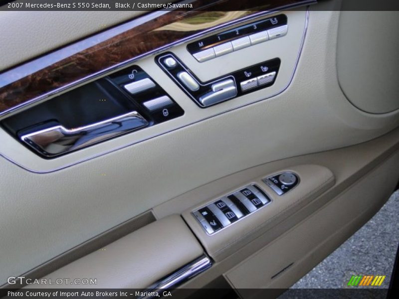 Controls of 2007 S 550 Sedan