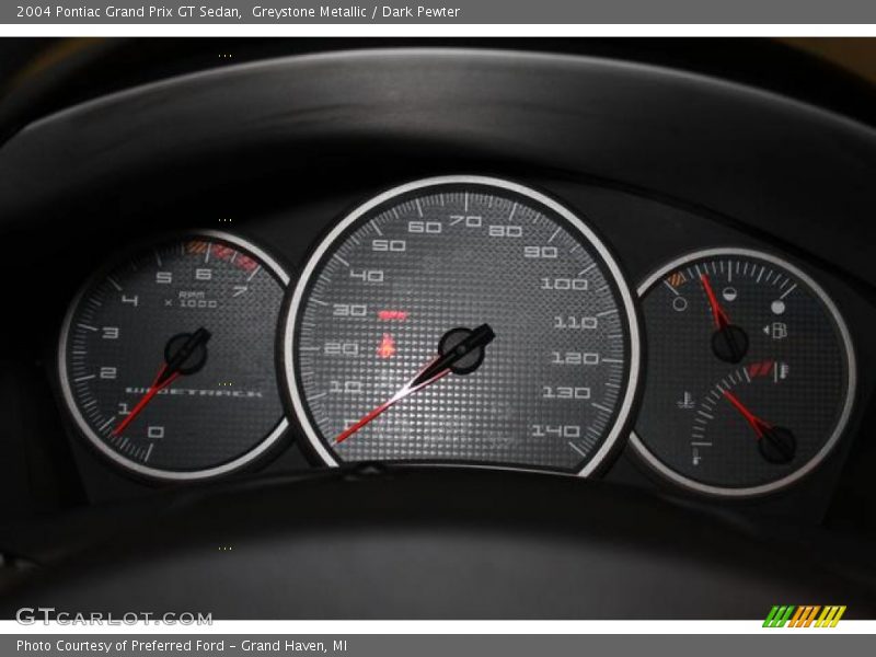 Greystone Metallic / Dark Pewter 2004 Pontiac Grand Prix GT Sedan