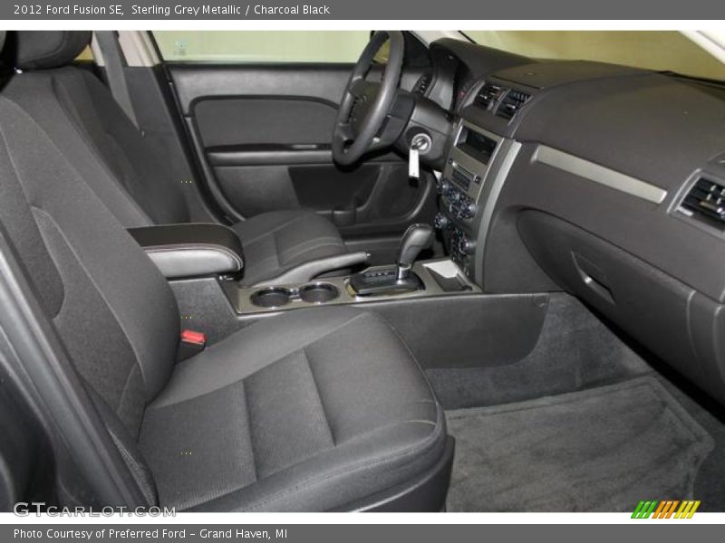 Sterling Grey Metallic / Charcoal Black 2012 Ford Fusion SE