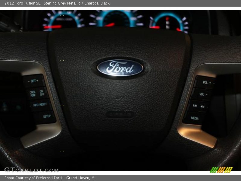 Sterling Grey Metallic / Charcoal Black 2012 Ford Fusion SE