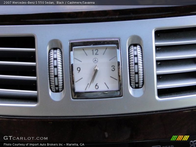 Black / Cashmere/Savanna 2007 Mercedes-Benz S 550 Sedan