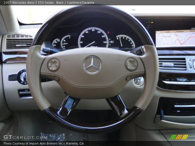  2007 S 550 Sedan Steering Wheel