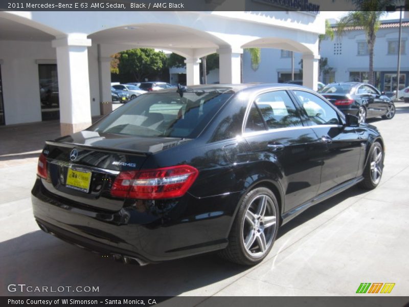 Black / AMG Black 2011 Mercedes-Benz E 63 AMG Sedan