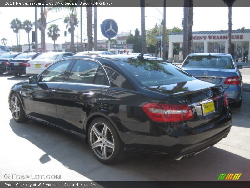 Black / AMG Black 2011 Mercedes-Benz E 63 AMG Sedan