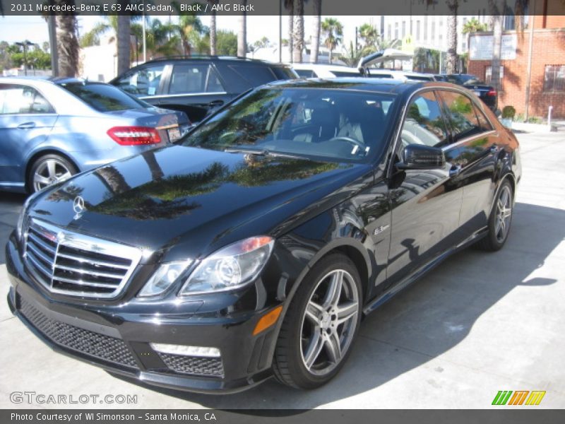 Black / AMG Black 2011 Mercedes-Benz E 63 AMG Sedan