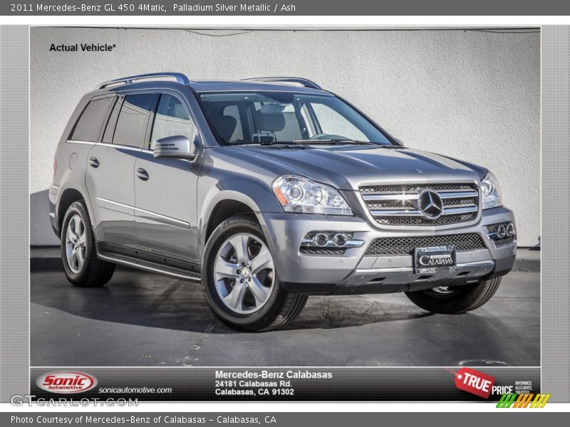 Palladium Silver Metallic / Ash 2011 Mercedes-Benz GL 450 4Matic