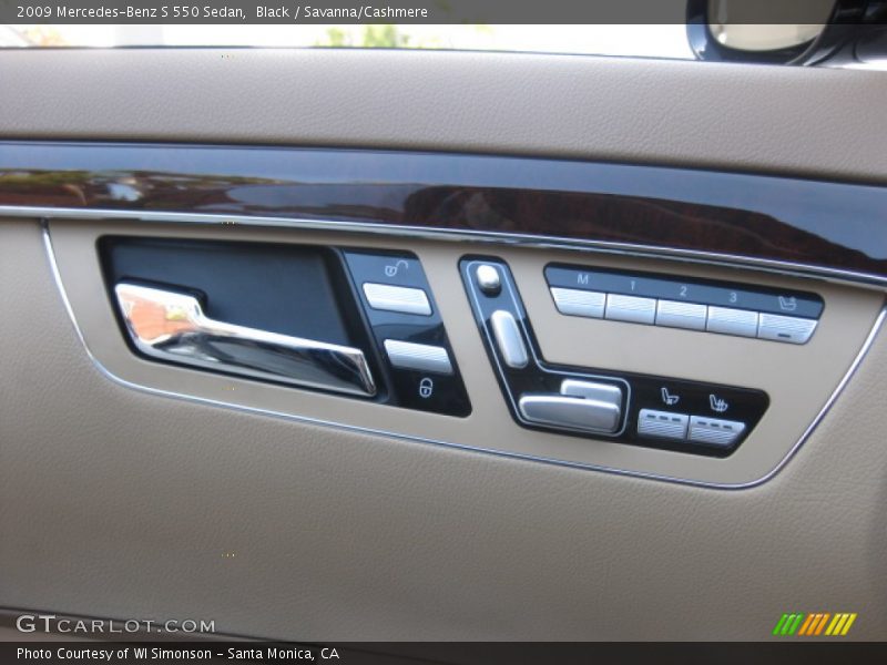 Black / Savanna/Cashmere 2009 Mercedes-Benz S 550 Sedan