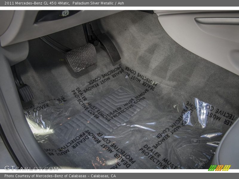 Palladium Silver Metallic / Ash 2011 Mercedes-Benz GL 450 4Matic