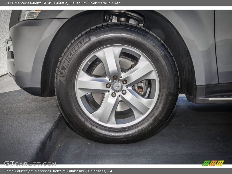 Palladium Silver Metallic / Ash 2011 Mercedes-Benz GL 450 4Matic