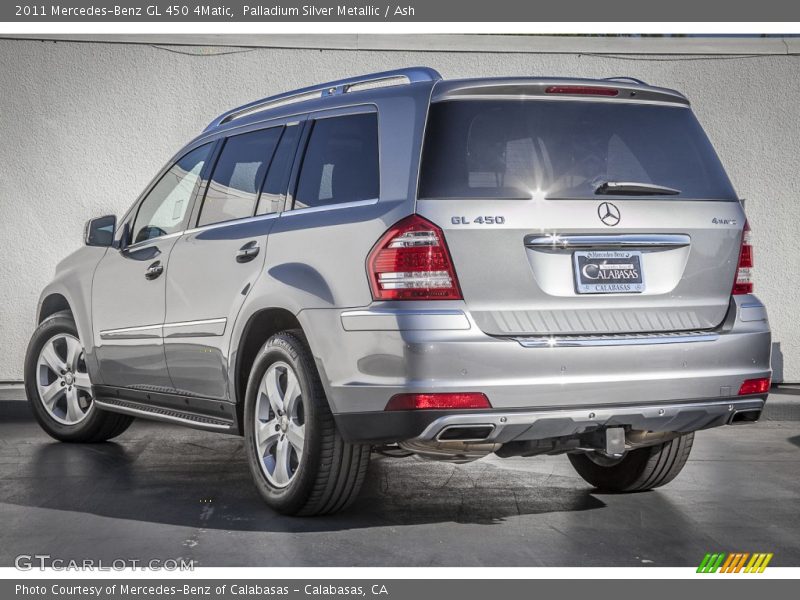 Palladium Silver Metallic / Ash 2011 Mercedes-Benz GL 450 4Matic