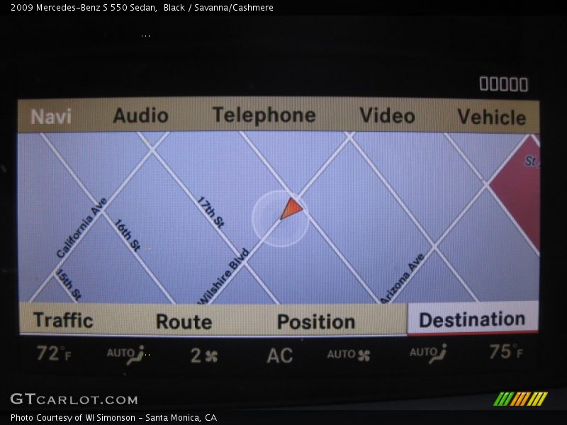 Black / Savanna/Cashmere 2009 Mercedes-Benz S 550 Sedan
