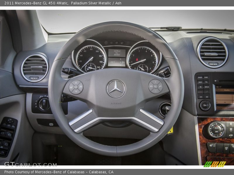 Palladium Silver Metallic / Ash 2011 Mercedes-Benz GL 450 4Matic