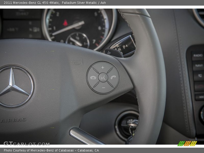 Palladium Silver Metallic / Ash 2011 Mercedes-Benz GL 450 4Matic