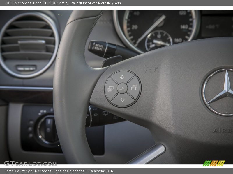 Palladium Silver Metallic / Ash 2011 Mercedes-Benz GL 450 4Matic