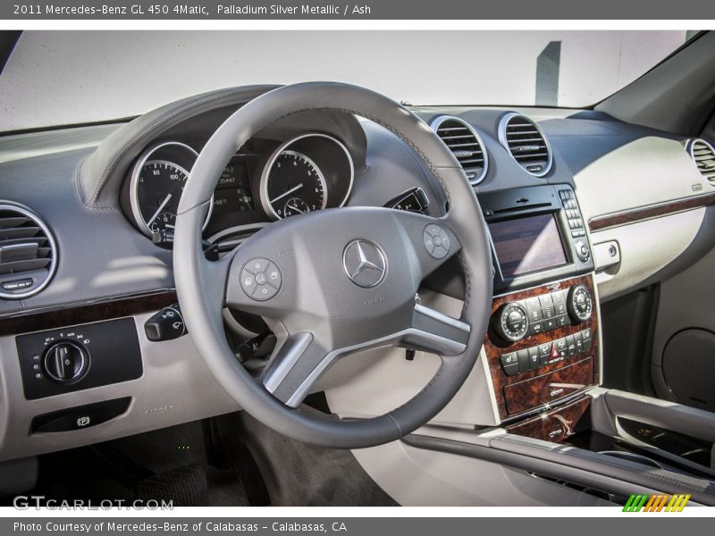 Palladium Silver Metallic / Ash 2011 Mercedes-Benz GL 450 4Matic