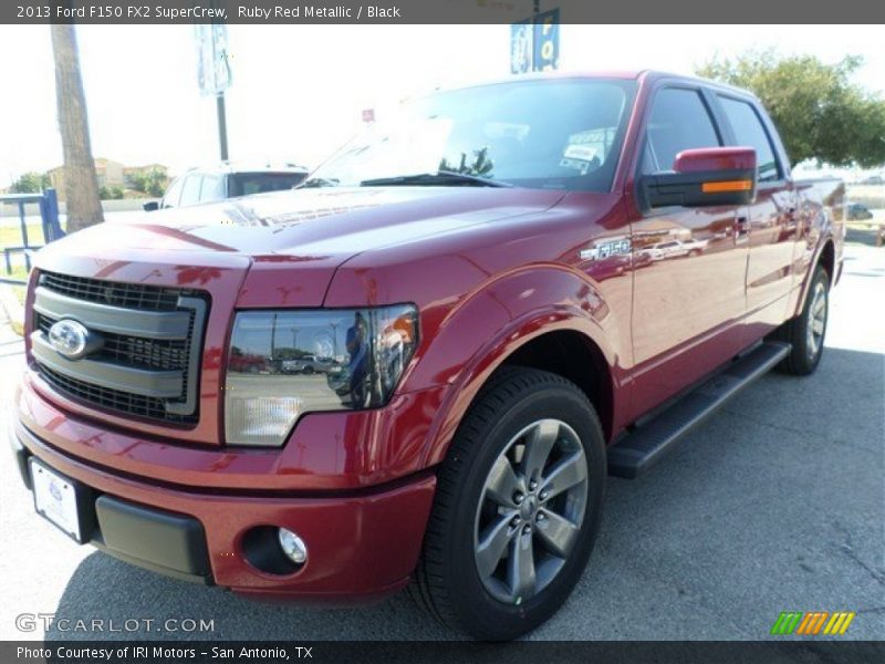 Ruby Red Metallic / Black 2013 Ford F150 FX2 SuperCrew