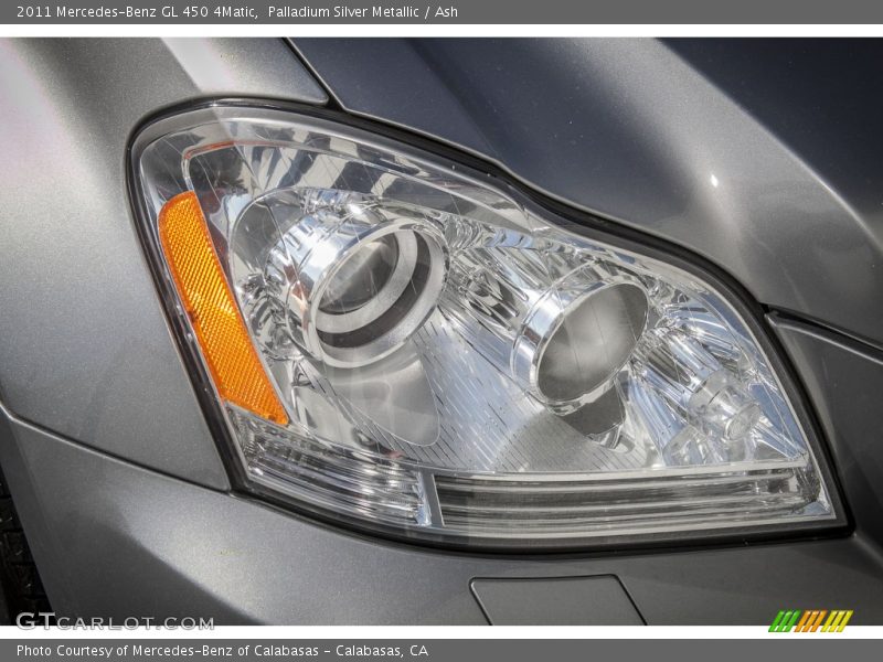 Palladium Silver Metallic / Ash 2011 Mercedes-Benz GL 450 4Matic