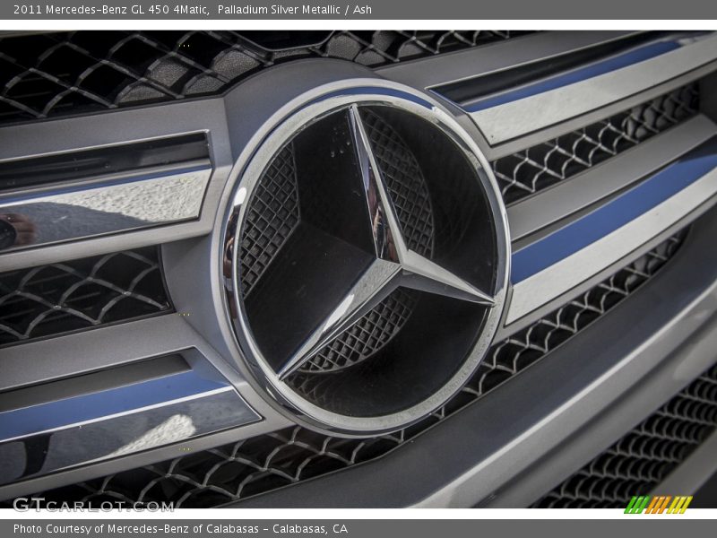 Palladium Silver Metallic / Ash 2011 Mercedes-Benz GL 450 4Matic