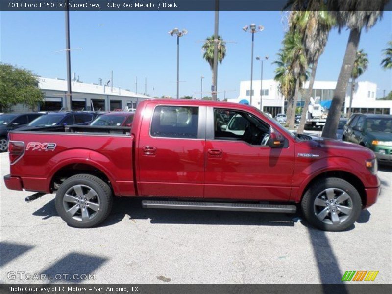 Ruby Red Metallic / Black 2013 Ford F150 FX2 SuperCrew