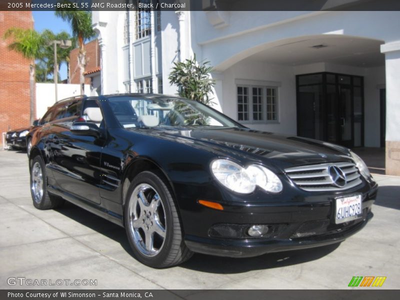 Black / Charcoal 2005 Mercedes-Benz SL 55 AMG Roadster