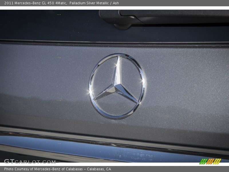 Palladium Silver Metallic / Ash 2011 Mercedes-Benz GL 450 4Matic