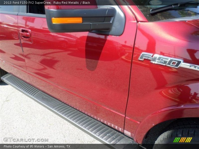 Ruby Red Metallic / Black 2013 Ford F150 FX2 SuperCrew