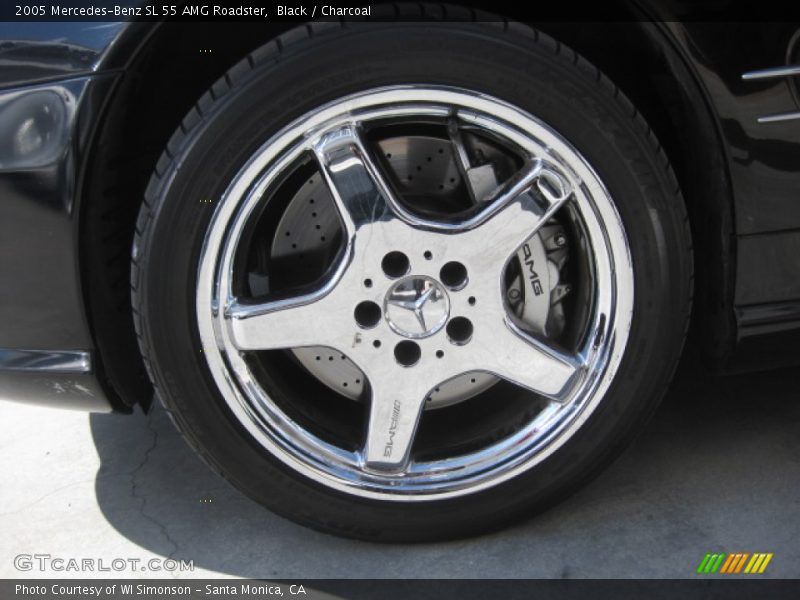 Black / Charcoal 2005 Mercedes-Benz SL 55 AMG Roadster