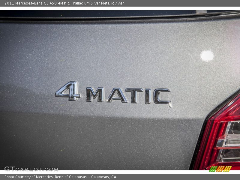 Palladium Silver Metallic / Ash 2011 Mercedes-Benz GL 450 4Matic