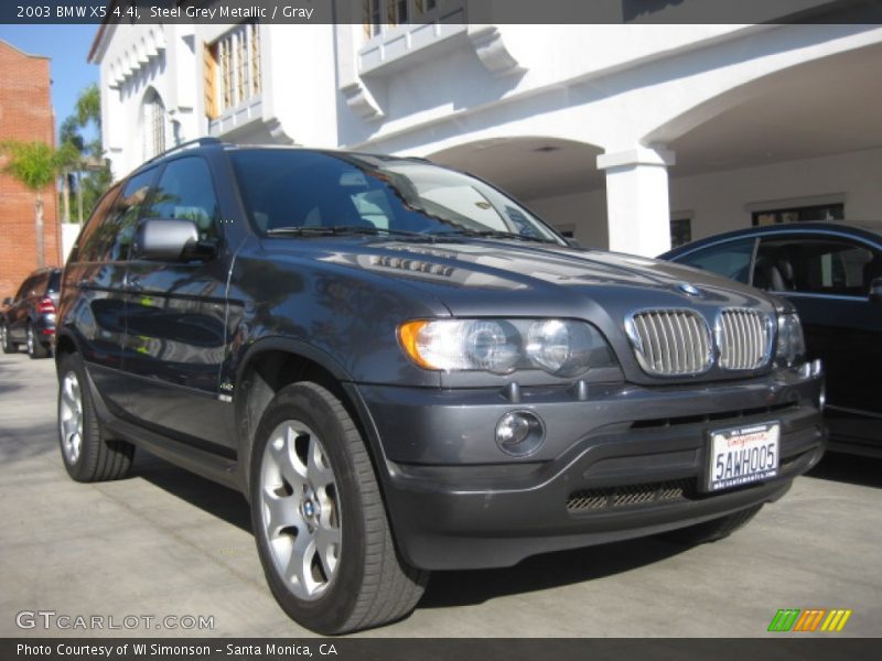 Steel Grey Metallic / Gray 2003 BMW X5 4.4i