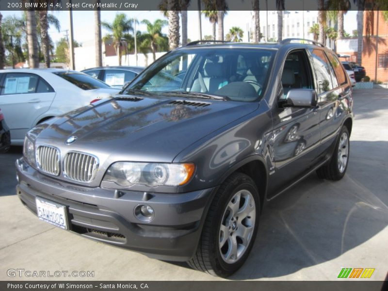 Steel Grey Metallic / Gray 2003 BMW X5 4.4i