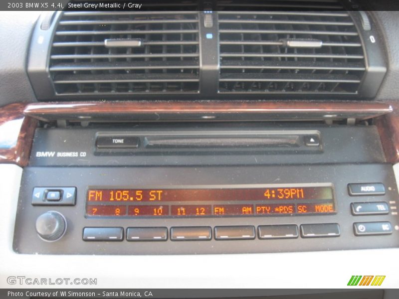 Steel Grey Metallic / Gray 2003 BMW X5 4.4i