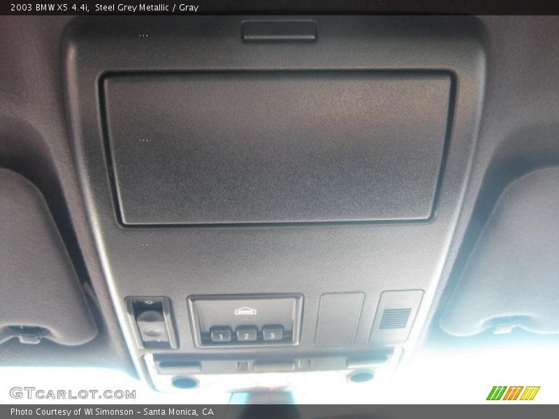 Steel Grey Metallic / Gray 2003 BMW X5 4.4i