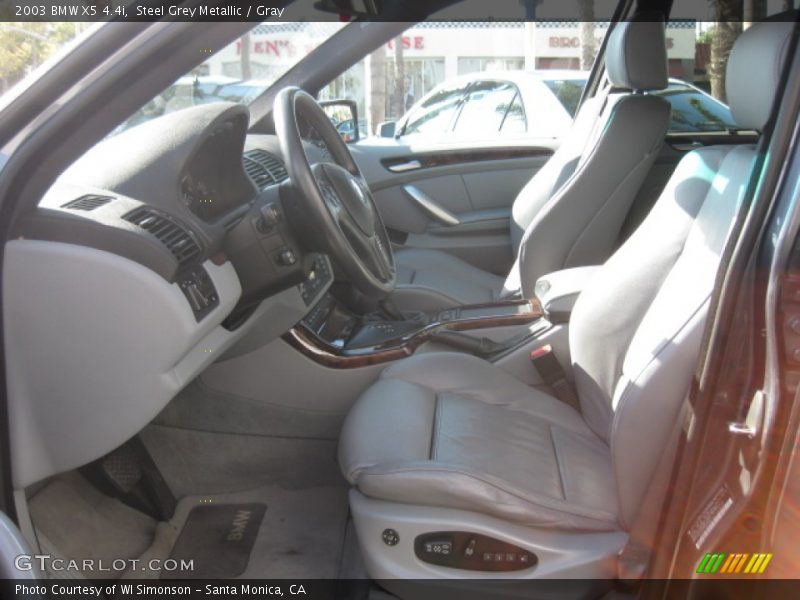 Steel Grey Metallic / Gray 2003 BMW X5 4.4i