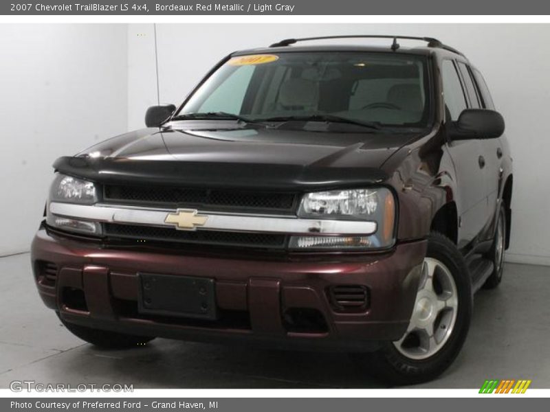 Bordeaux Red Metallic / Light Gray 2007 Chevrolet TrailBlazer LS 4x4