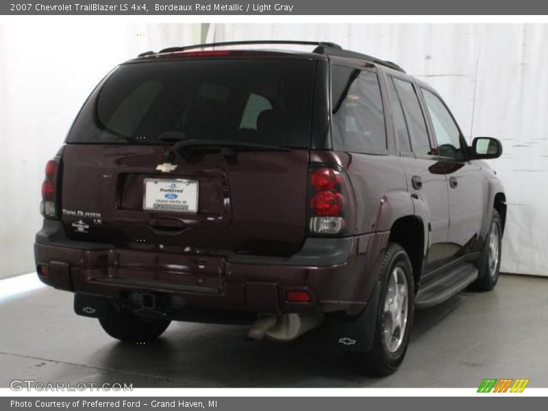 Bordeaux Red Metallic / Light Gray 2007 Chevrolet TrailBlazer LS 4x4