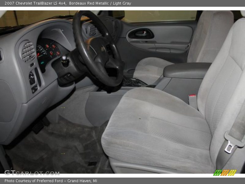 Bordeaux Red Metallic / Light Gray 2007 Chevrolet TrailBlazer LS 4x4