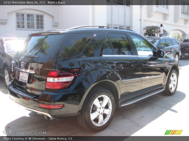 Black / Black 2010 Mercedes-Benz ML 350