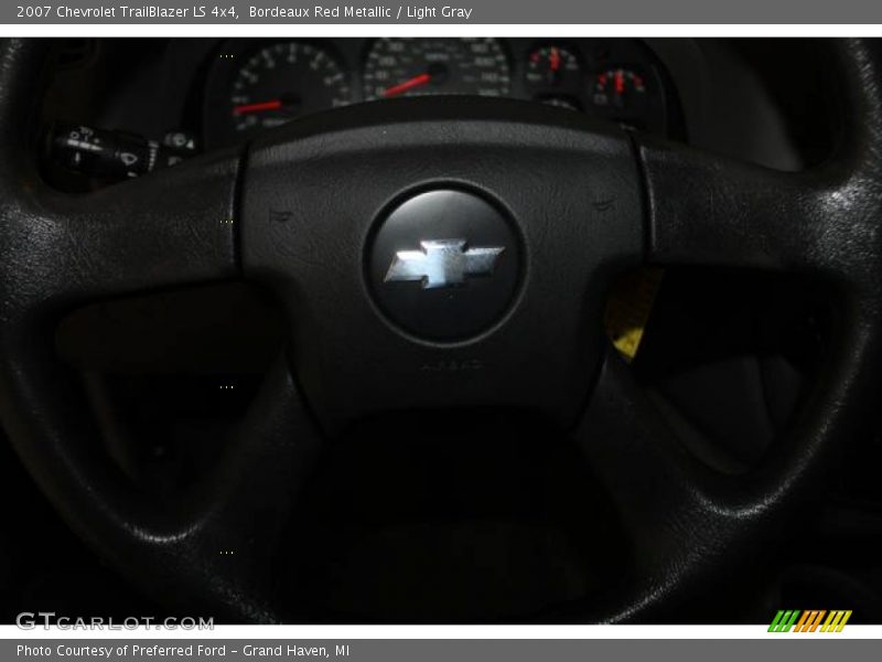Bordeaux Red Metallic / Light Gray 2007 Chevrolet TrailBlazer LS 4x4