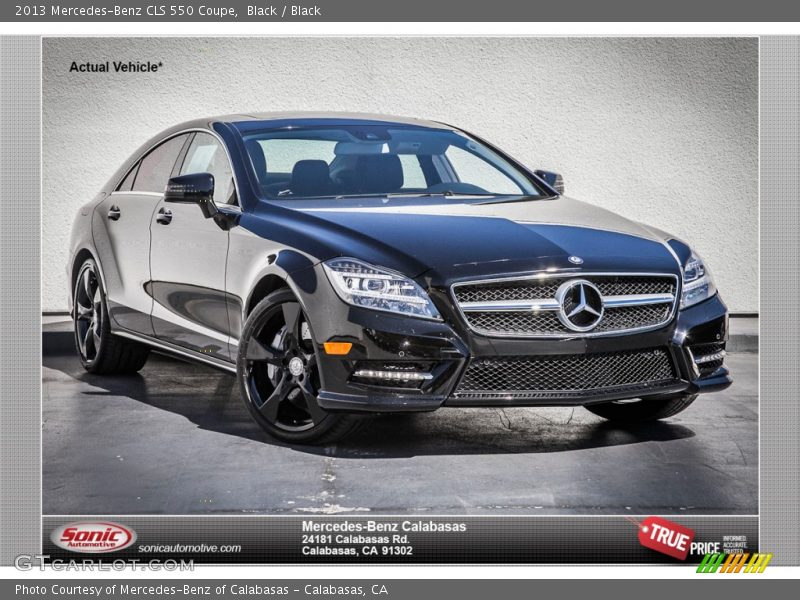 Black / Black 2013 Mercedes-Benz CLS 550 Coupe