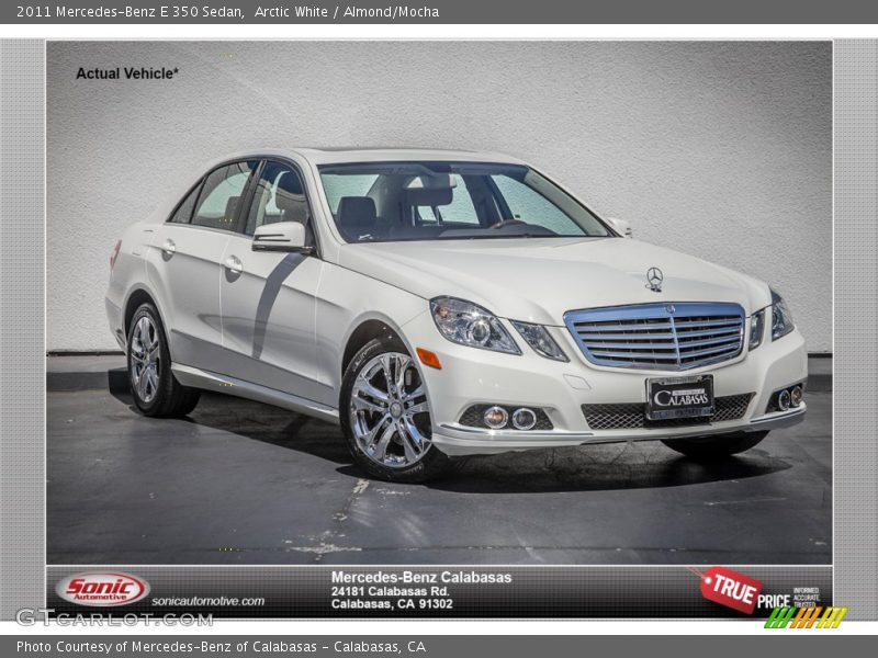 Arctic White / Almond/Mocha 2011 Mercedes-Benz E 350 Sedan