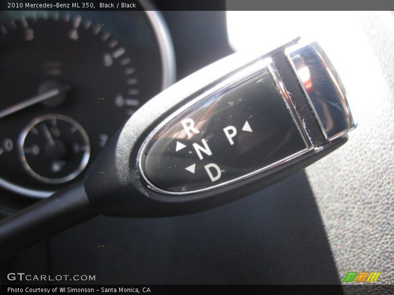 Black / Black 2010 Mercedes-Benz ML 350
