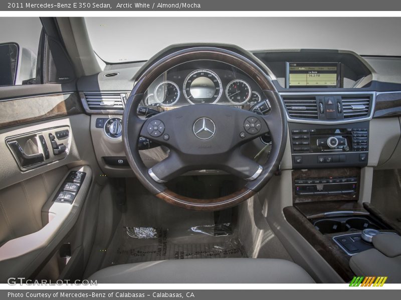 Arctic White / Almond/Mocha 2011 Mercedes-Benz E 350 Sedan