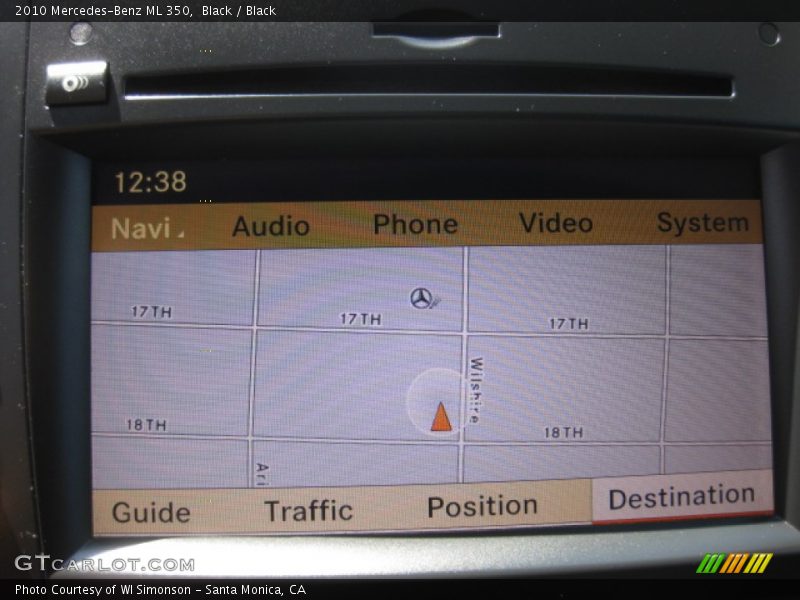 Black / Black 2010 Mercedes-Benz ML 350