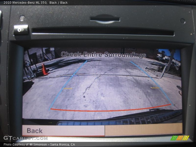 Black / Black 2010 Mercedes-Benz ML 350